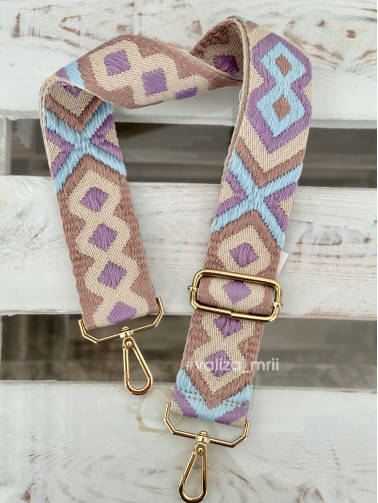Ремінець для сумки Virginia Conti R_broidery_gold - мультиколор 1
