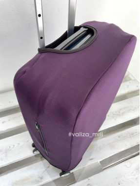 Захисний чохол для валізи - S - темно фіолетовий