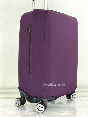 Захисний чохол для валізи - S - темно фіолетовий