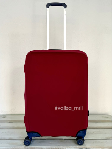 Захисний чохол для валізи - M - бордо
