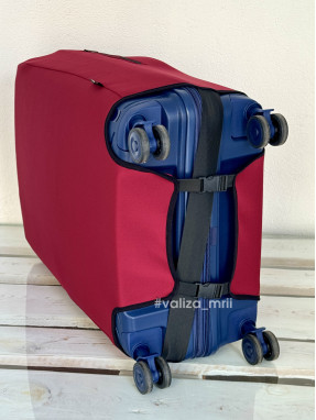Захисний чохол для валізи - M - бордо