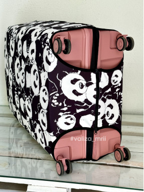 Плотный чехол на чемодан - большой размер - "Панды"