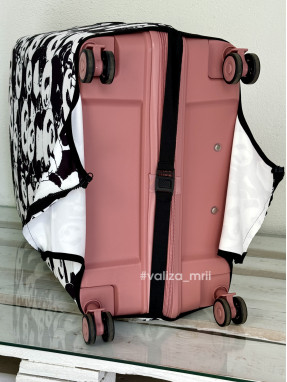 Плотный чехол на чемодан - большой размер - "Панды"