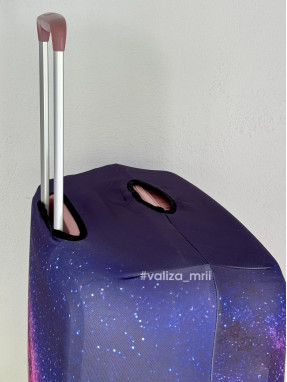 Плотный чехол на чемодан - большой размер - "Космос"