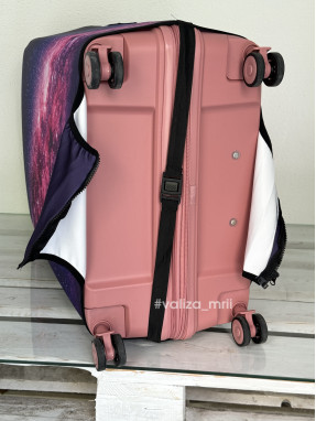 Плотный чехол на чемодан - большой размер - "Космос"