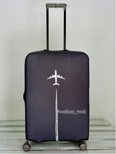 Щільний чохол на валізу - середній розмір - "Літак"