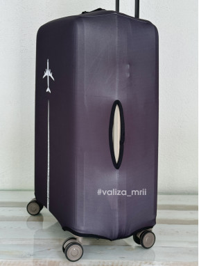Щільний чохол на валізу - середній розмір - "Літак"