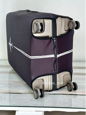 Щільний чохол на валізу - середній розмір - "Літак"