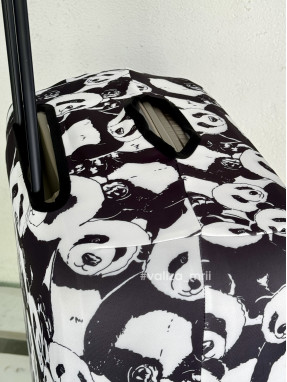 Щільний чохол на валізу - середній розмір - "Панди"