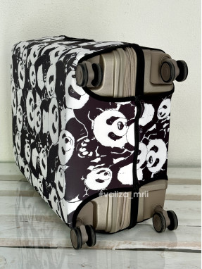 Щільний чохол на валізу - середній розмір - "Панди"