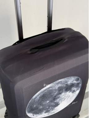 Плотный чехол на чемодан - ручная кладь - "Луна"