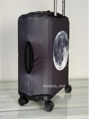 Плотный чехол на чемодан - ручная кладь - "Луна"