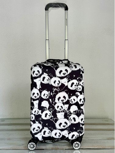 Щільний чохол на валізу - ручна поклажа - "Панди"