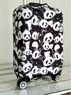 Щільний чохол на валізу - ручна поклажа - "Панди"