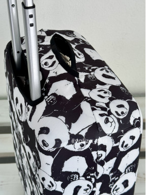 Щільний чохол на валізу - ручна поклажа - "Панди"