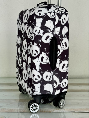 Щільний чохол на валізу - ручна поклажа - "Панди"