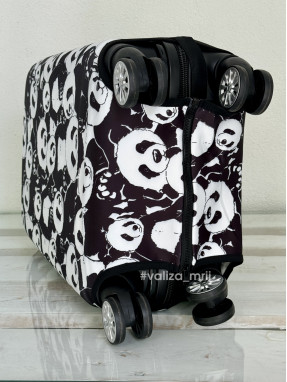 Щільний чохол на валізу - ручна поклажа - "Панди"