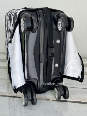 Щільний чохол на валізу - ручна поклажа - "Панди"