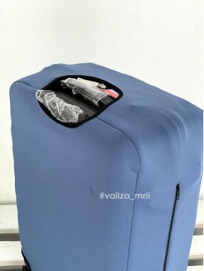 Захисний чохол для валізи - M - блакитний