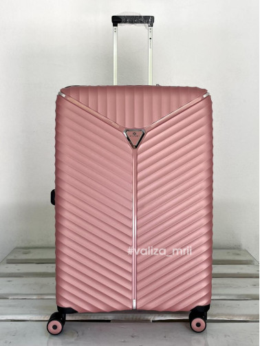 Чемодан Snowball 05103 - большой размер - розовое золото