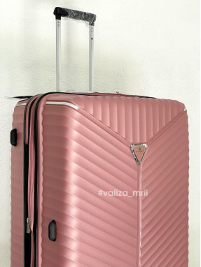 Чемодан Snowball 05103 - большой размер - розовое золото