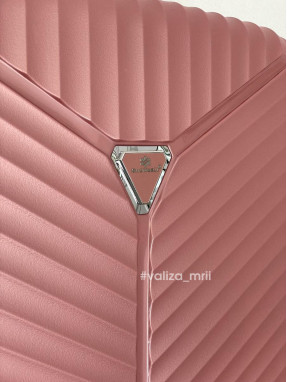 Чемодан Snowball 05103 - большой размер - розовое золото