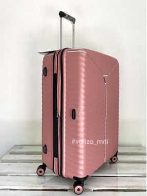 Чемодан Snowball 05103 - большой размер - розовое золото