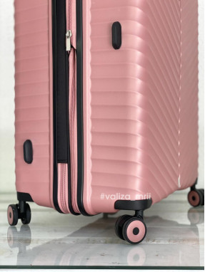 Чемодан Snowball 05103 - большой размер - розовое золото