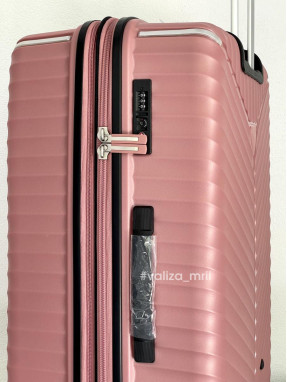Чемодан Snowball 05103 - большой размер - розовое золото