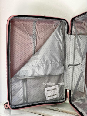 Чемодан Snowball 05103 - большой размер - розовое золото