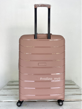 Валіза Snowball 61303 - великий розмір - пудра