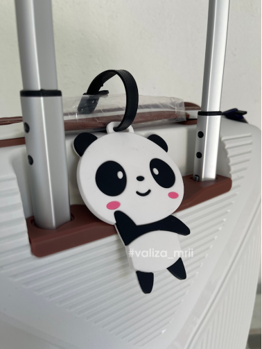 Дорожная силиконовая бирка для багажа - Панда