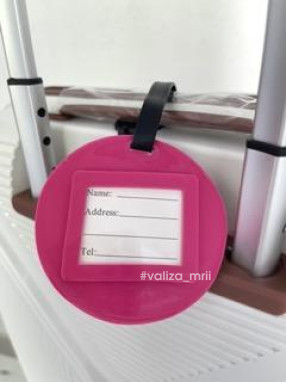 Дорожная силиконовая бирка для багажа - Пончик