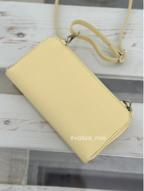 Кошелек с чехлом для телефона 03046 Virginia Conti - светло-желтый
