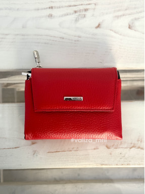 Жіночий гаманець з натуральної шкіри Karya 1205 - червоний