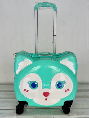 Дитяча валіза 174 "Лисичка" - м'ятний