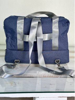 Сумка-рюкзак 2в1 для лоукост - 40*30*20 - синій