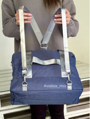 Сумка-рюкзак 2в1 для лоукост - 40*30*20 - синій