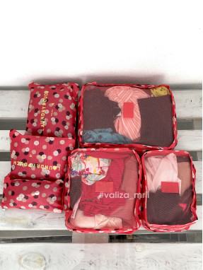 Органайзери для одягу - принт "Рожеві квіточки"