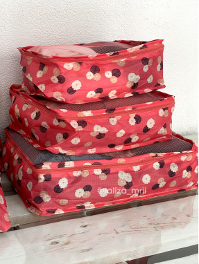 Органайзери для одягу - принт "Рожеві квіточки"