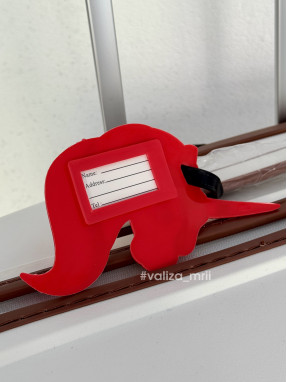 Дорожная силиконовая бирка для багажа - Единорог