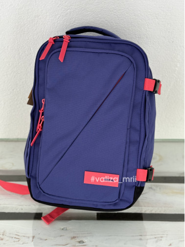 Дорожній рюкзак American Tourister - Take2Cabin - фіолетовий з кораловим