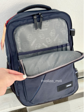 Дорожній рюкзак American Tourister 40*30*20 - Take2Cabin - темно-синій