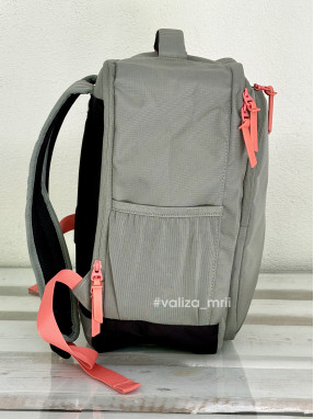 Дорожній рюкзак American Tourister 40*30*20 - Take2Cabin - сірий з кораловим