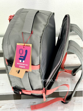 Дорожній рюкзак American Tourister 40*30*20 - Take2Cabin - сірий з кораловим