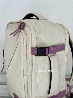 Дорожній рюкзак American Tourister 40*30*20 - Take2Cabin - молочний з рожевим