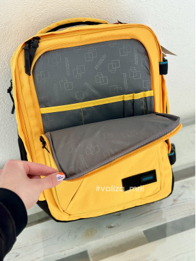 Дорожній рюкзак American Tourister 40*30*20 - Take2Cabin - жовтий